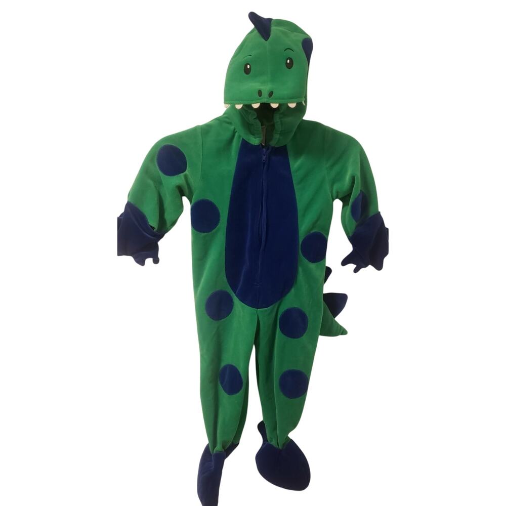 KRU supplies 18 mos Dinosaur Halloween Costume Pajamas Large Size See Descriptio